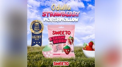 Sweeto Prisbelönta Strawberry Marshmallow