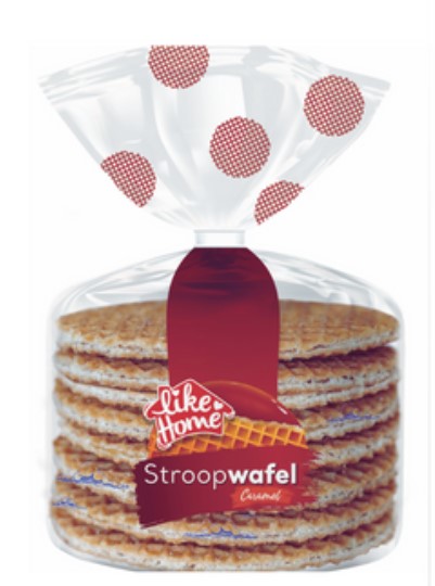 American Food Caramel Waffel Bag 252 gr *24 stk