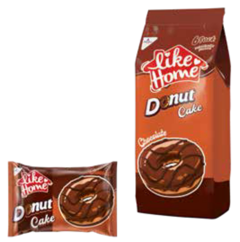 Americanfood Like Home Donut Cake Cocoa 45 gr (6*12) 12 stk