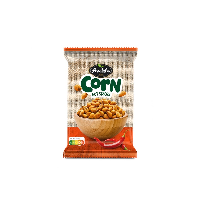 Anatolia Majs med Chili Krydda 140 g*10 stk