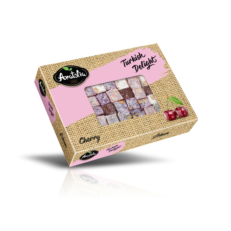 Anatolia Turkish Delight Körsbär 250 gr*10 stk