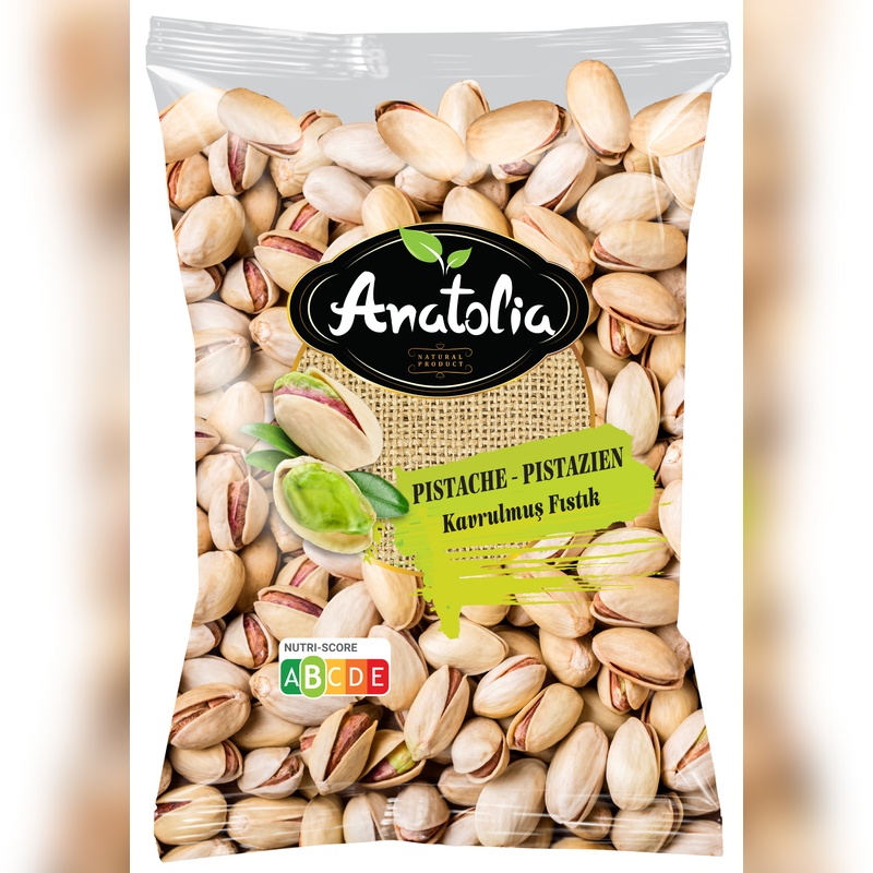 Anatolia Pistaschnötter Stor 500g*12 stk