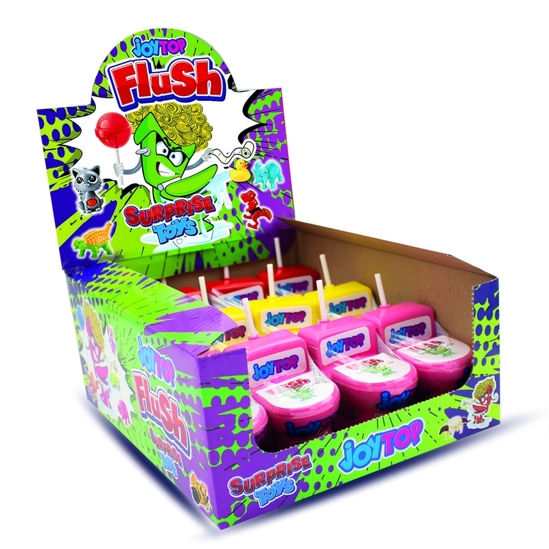 Bonart Joytop Flush Candy Sour Lollipop 11g(12stk*4Dips)48stk