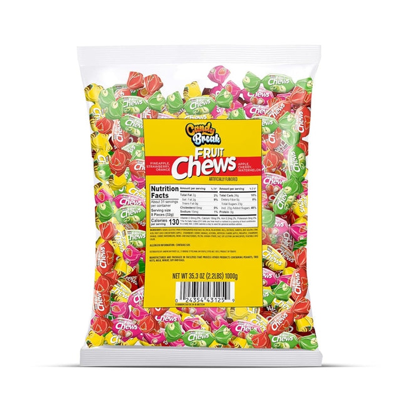 Americanfood Toffix Fruit 800 g*8 stk (Bag)