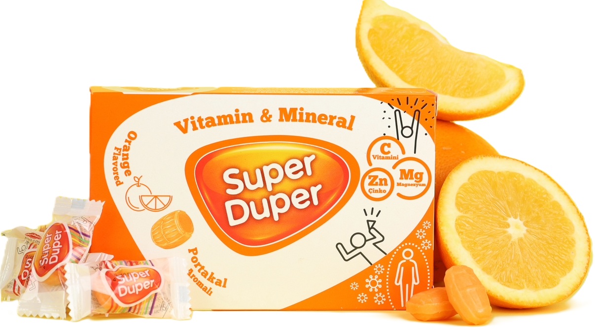 Durukan Super Duper Orange Bnbn Disp ( 4g*14)(12stk*8disp)