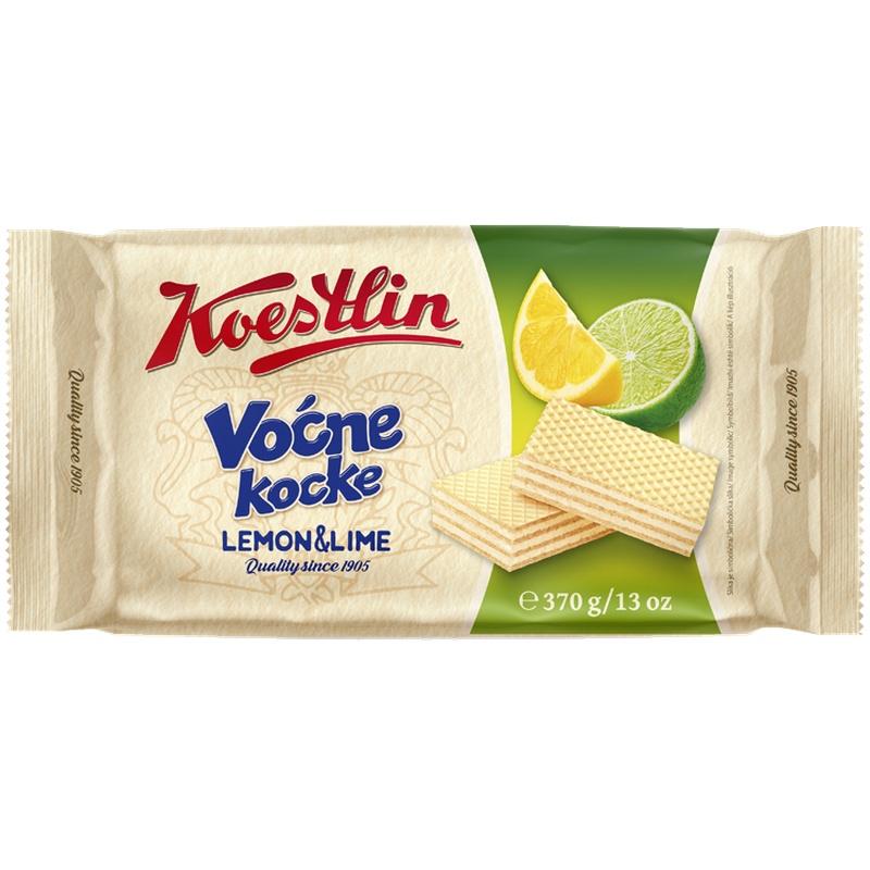 Koestlin Wafers med Citron & Limesmak 370 gr*16 stk
