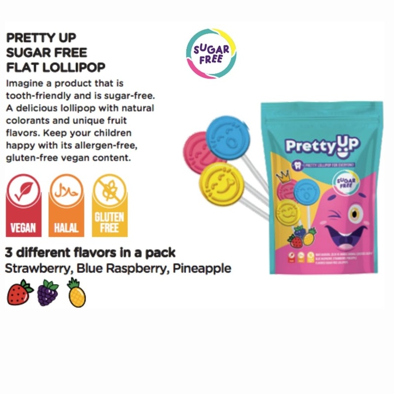 Durukan Pretty Up Flat (Sugar Free) 55g(12stk*4Dips)48stk