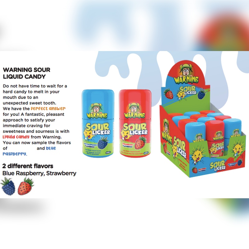 Durukan Warning Sour Roller 60ml* (8*12) 96stk