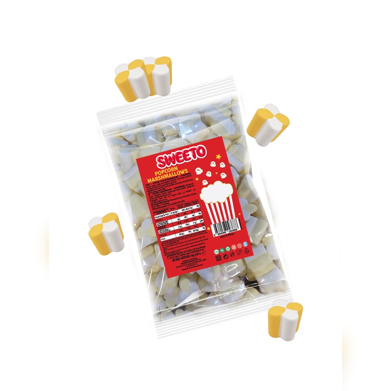 Sweeto Popcorn Marshmallows 250 Gr*24 stk