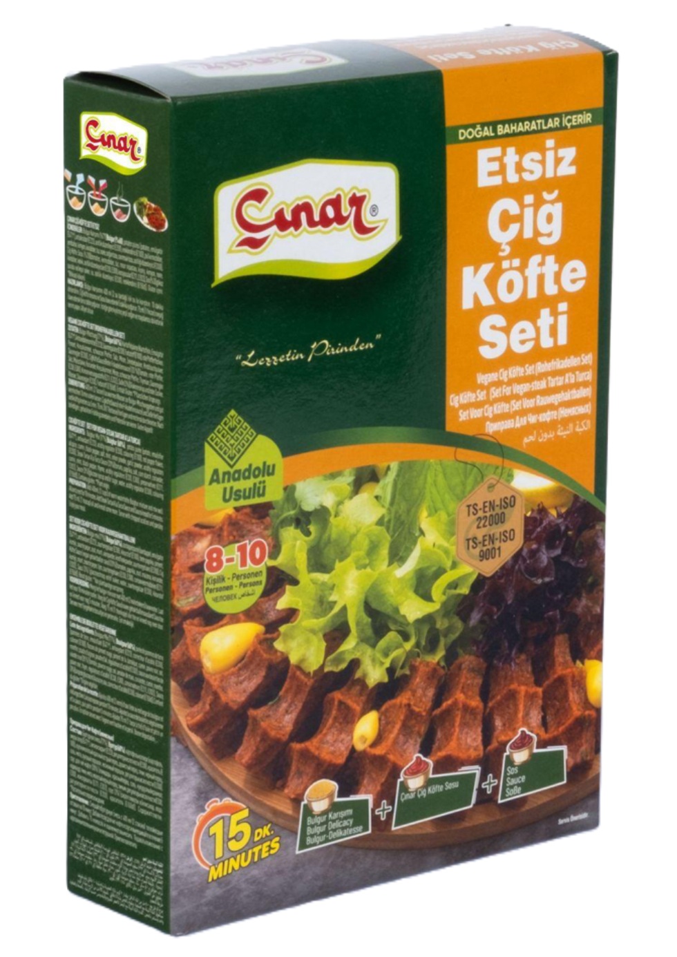 Tuana/ Çınar Etsiz Çiğ Köfte Harcı 500 g * 16 stk