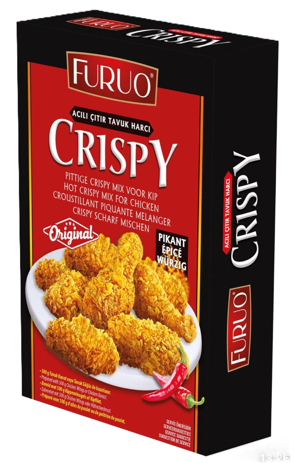 Tuana / Furuo Crispy Kyckling Mix HOT 157 g *24  stk