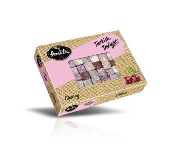 Anatolia Turkish Delight Körsbär 250 gr*10 stk
