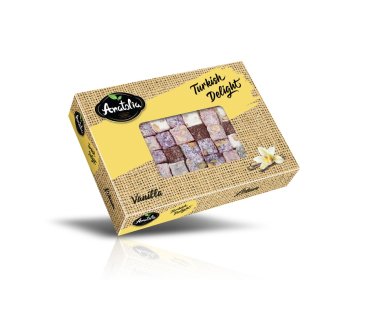 Anatolia Turkish Delight Vanilj 250 gr*10 stk