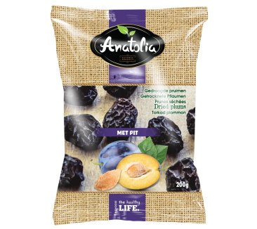Anatolia Plommon Torkade med kärna 200g*12 stk