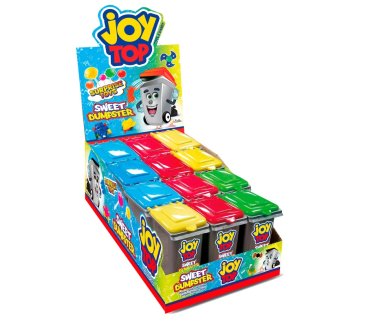 Bonart Joytop Sweet Dumpster Lollipop with Surprise Toy 11g(12stk*4Dips)48stk