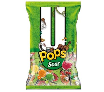 Durukan U Pops Sourish (Mult 16g*48stk)768g*14stk