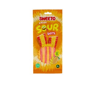 Sweeto Sour Belts Mango 75g(12stk*8Dips)96stk