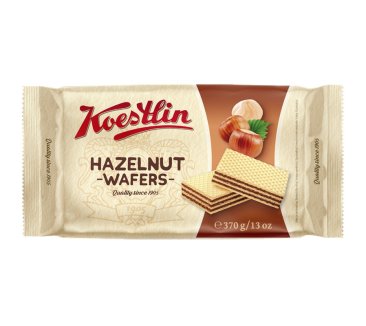 Koestlin Hasselnöt Wafers 370 gr*16 stk 
