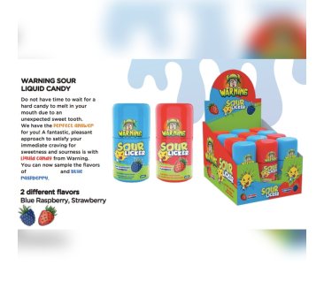 Durukan Warning Sour Roller 60ml* (8*12) 96stk