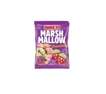 Sweeto Marshmallow Strawberry 140g*24stk