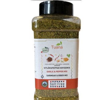 Tuana Vitlökspeppar Kryddmix 500 gr*12 stk